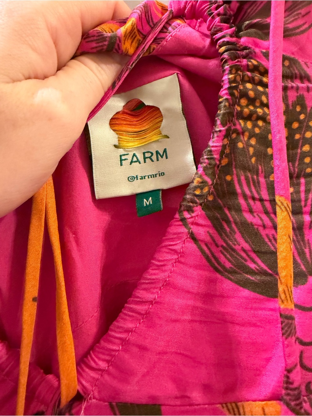FARM RIO pink beach maxi dress - Picture 8 of 8